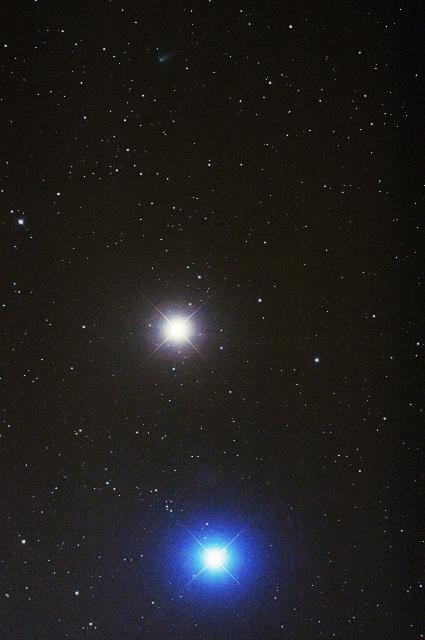 APOD: 2013 October 17 – ISON, Mars, Regulus