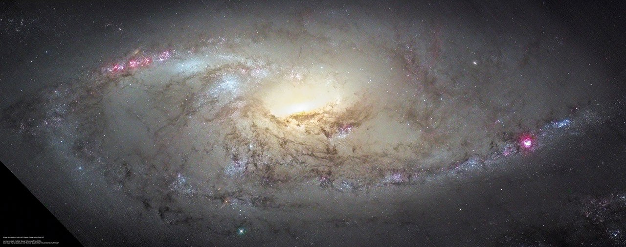 M106 Close Up — APOD for 2013-10-03