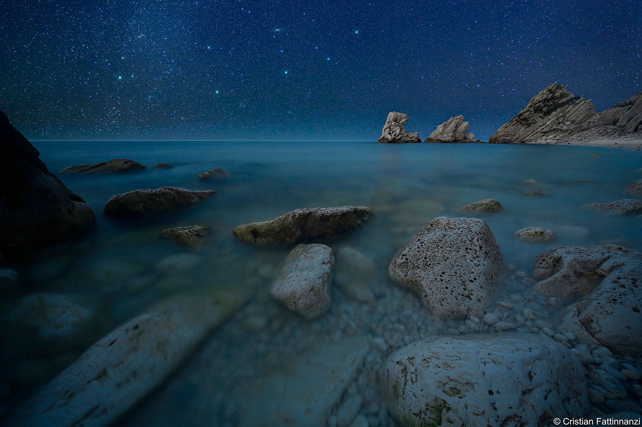 Andromeda on the Rocks — APOD for 2013-09-27