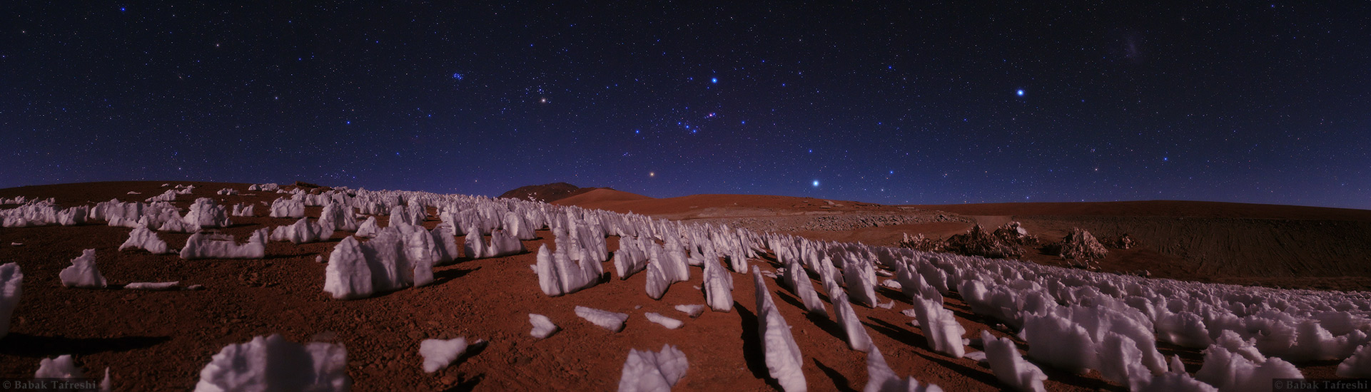 APOD: 2013 September 7 – Night in the Andes Ice Forest