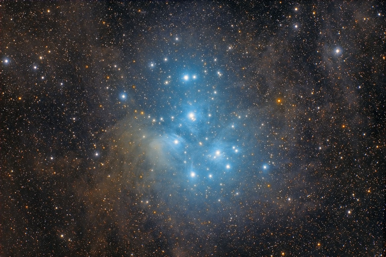 M45: The Pleiades Star Cluster — APOD for 2013-09-18