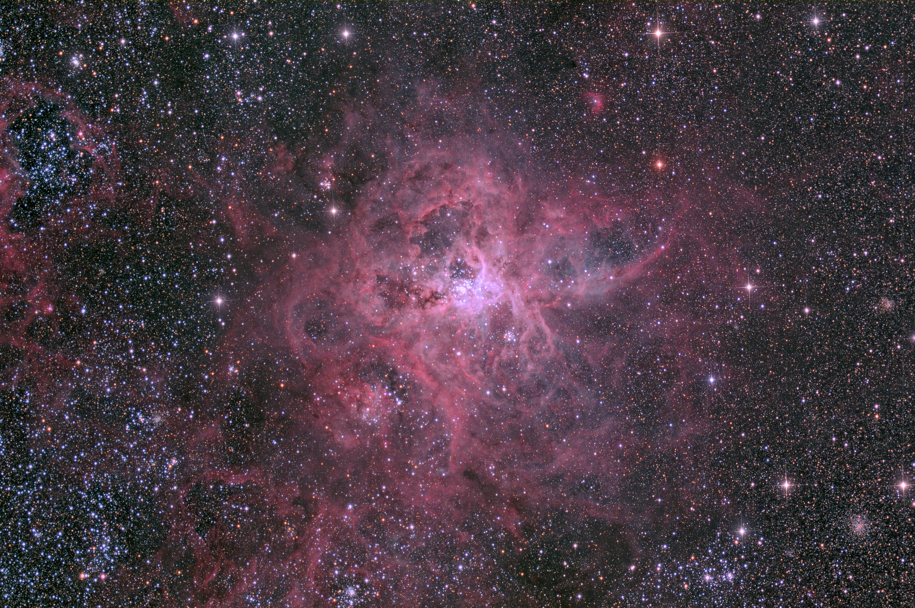 APOD: 2014 February 17 – The Cosmic Web of the Tarantula Nebula