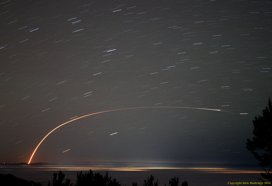 APOD: 2014 July 4 – OCO-2 Night Launch