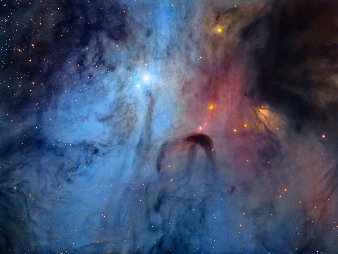 IC 4603: Reflection Nebula in Ophiuchius — APOD for 2014-07-23