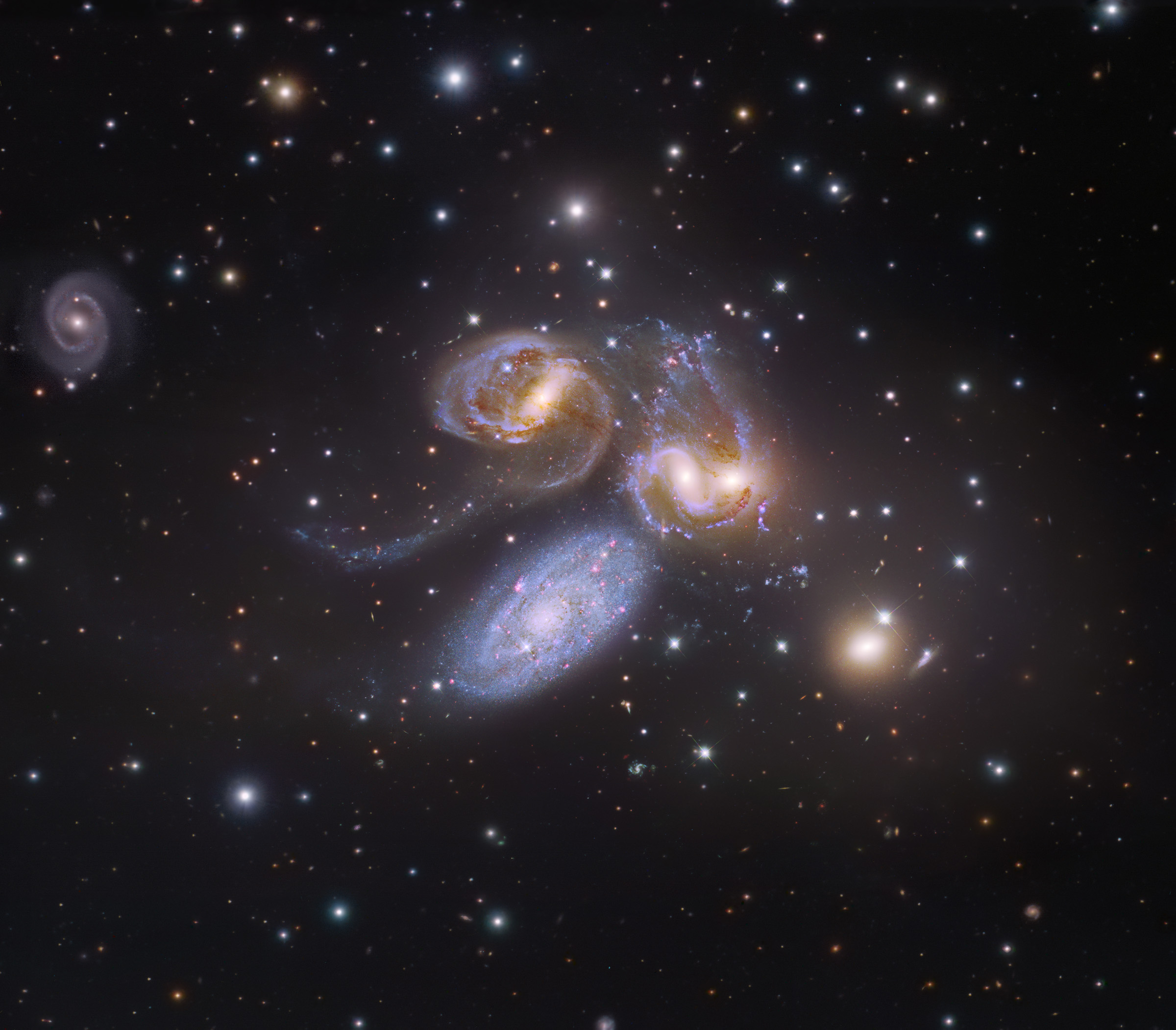 APOD: 2014 March 27 – Stephan’s Quintet Plus One