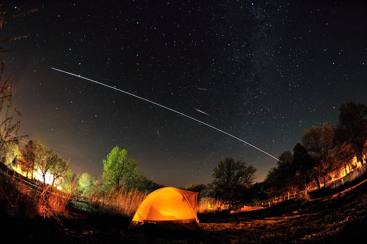 Camelopardalids and ISS — APOD for 2014-05-25