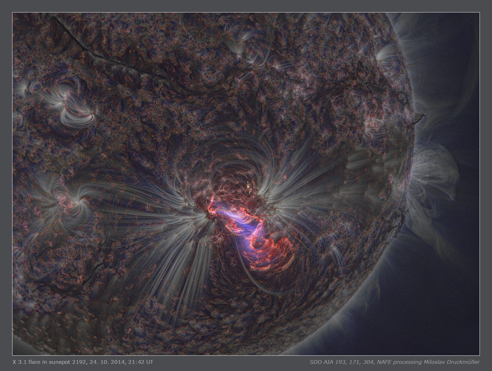 APOD: 2014 November 22 – Solar Flare from a Sharper Sun