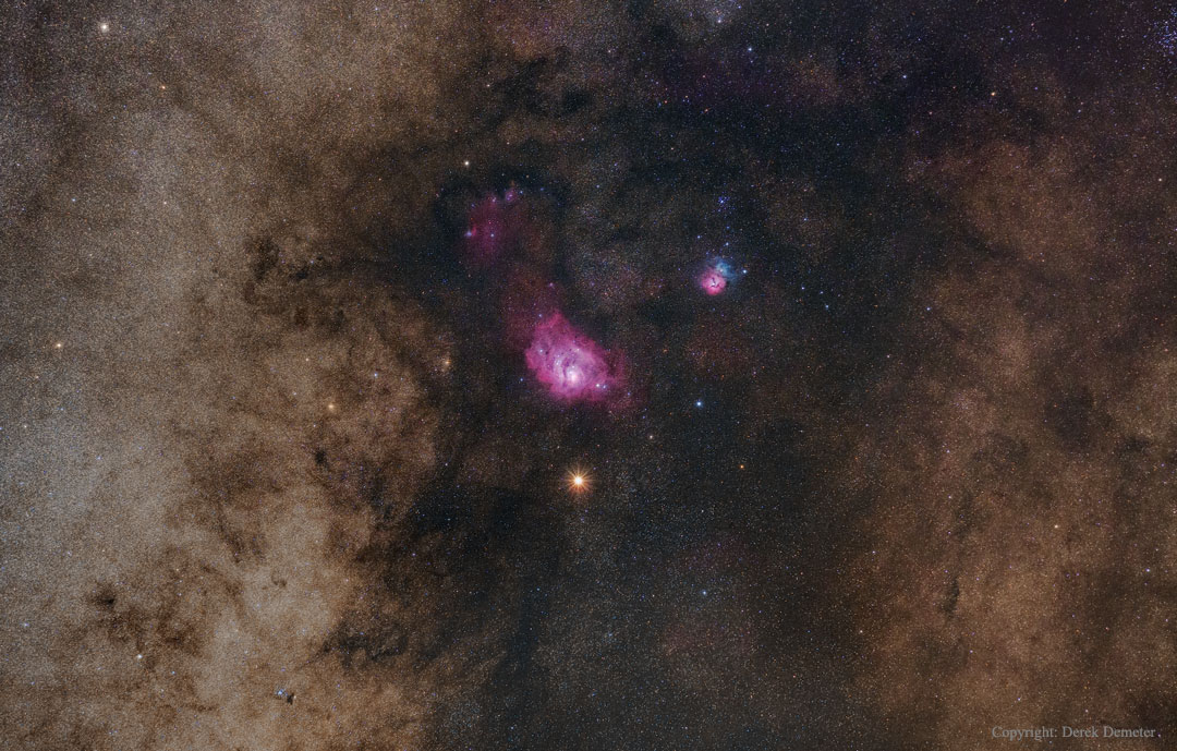 APOD: 2014 November 25 – The Creature from the Red Lagoon