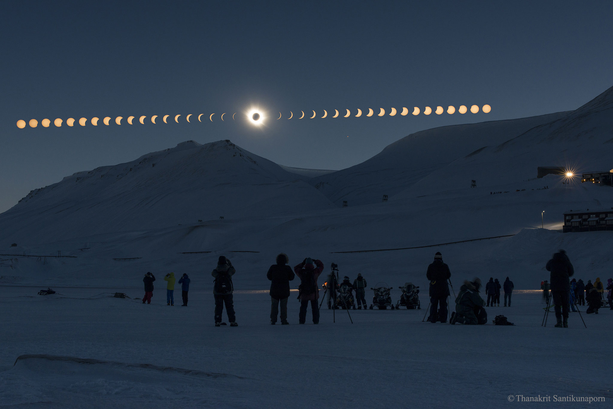 APOD: 2015 April 20 – Total Solar Eclipse over Svalbard