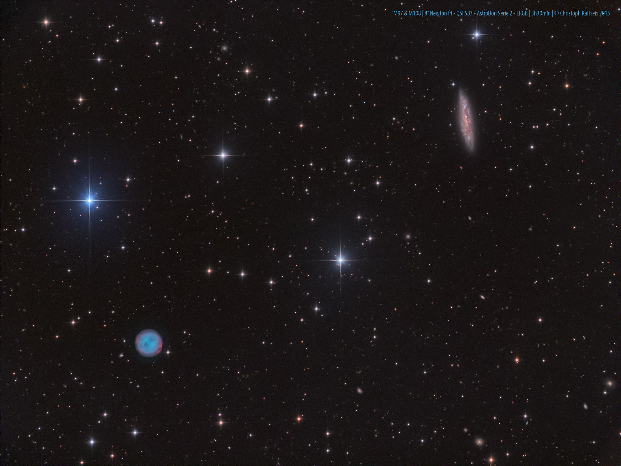 APOD: 2015 April 2 – The Owl and the Galaxy