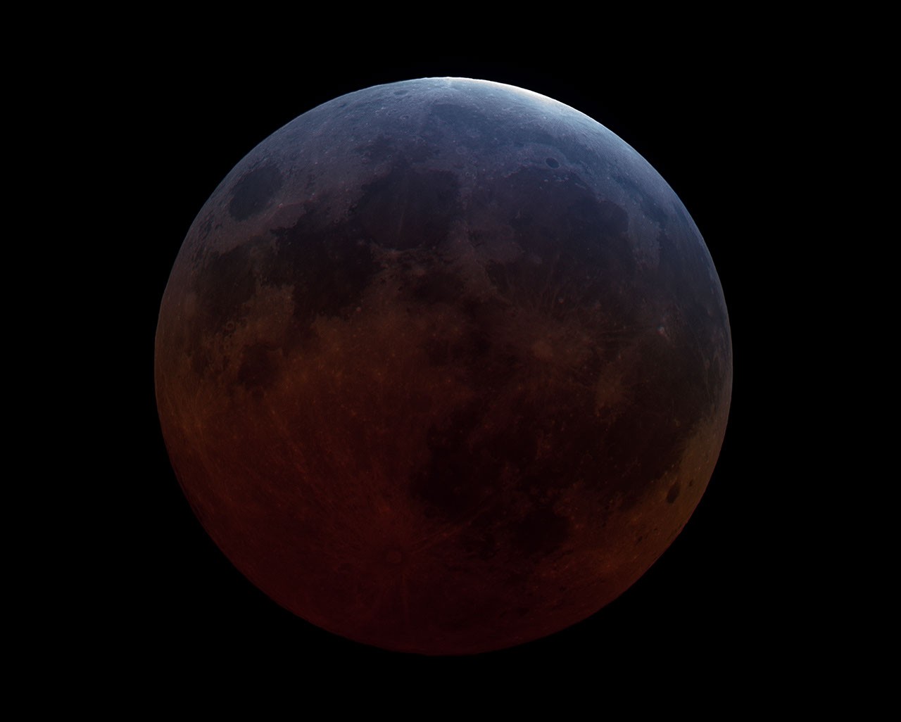 Full Moon in Earth's Shadow — APOD for 2015-04-08