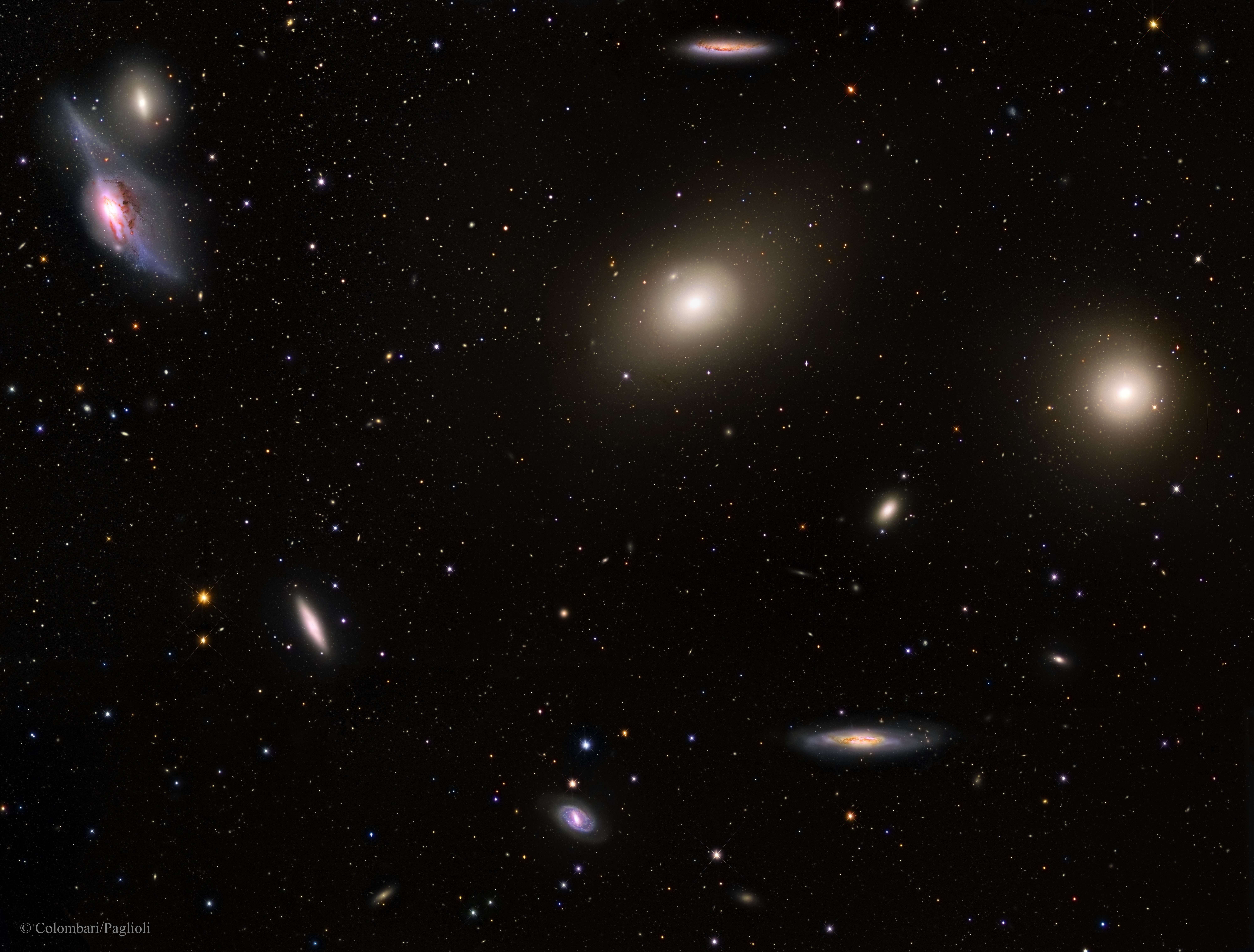 APOD: 2015 April 7 – In the Heart of the Virgo Cluster
