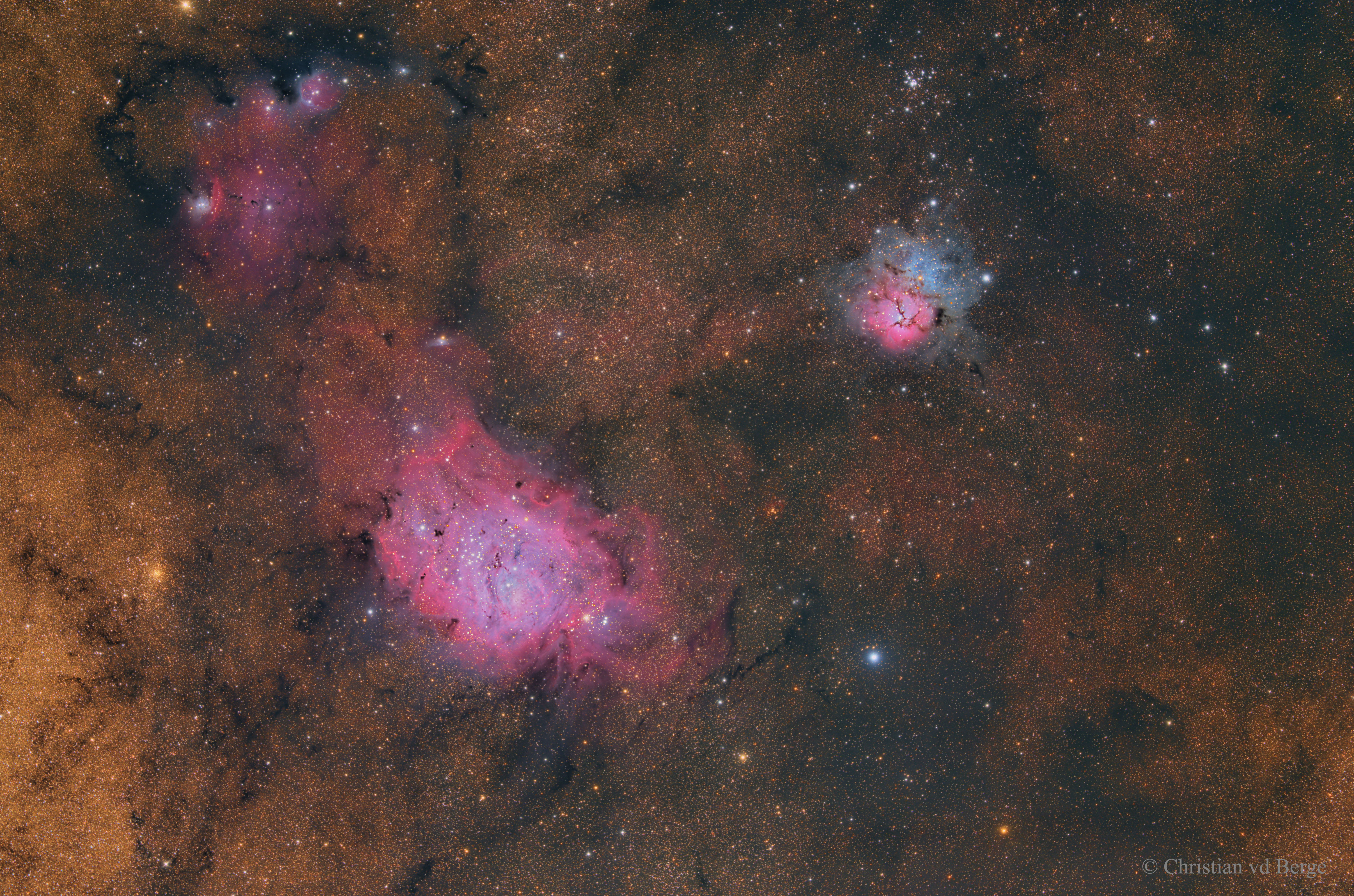 APOD: 2015 August 10 – A Sagittarius Triplet