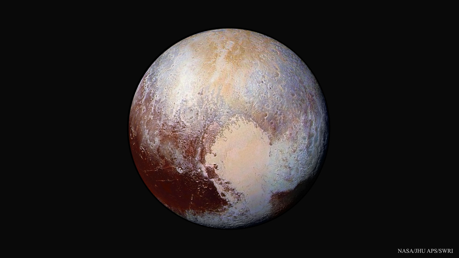 APOD: 2015 August 31 – Pluto in Enhanced Color