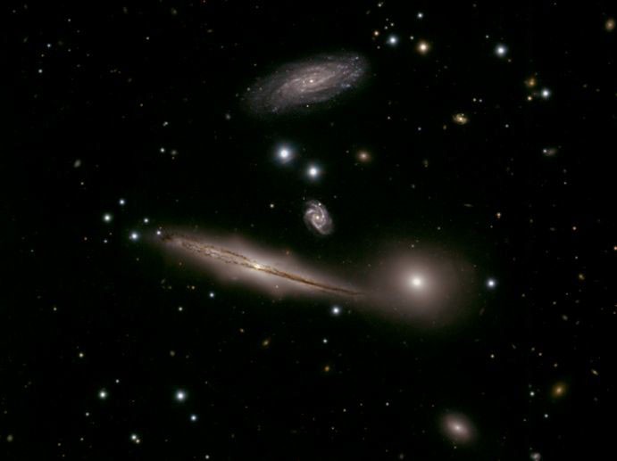 HCG 87: A Small Group of Galaxies — APOD for 2015-08-09