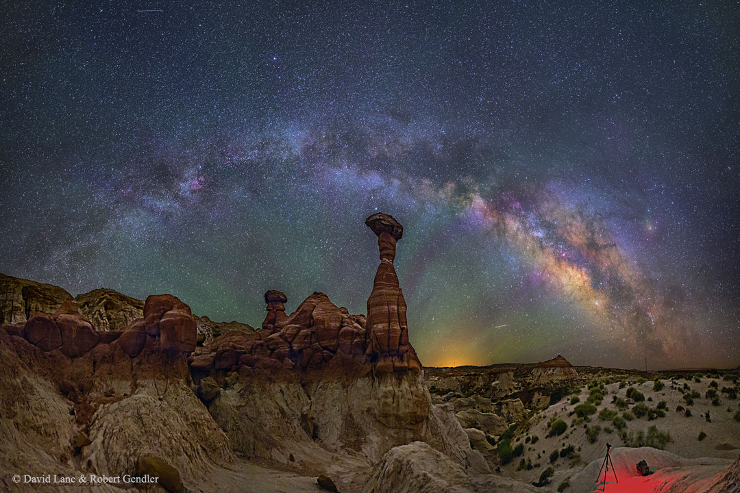 APOD: 2015 February 23 – The Milky Way Over the Arizona Toadstools