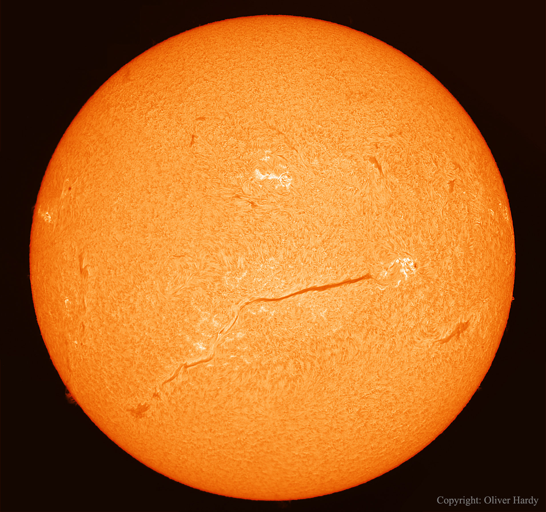 APOD: 2015 February 10 – An Extremely Long Filament on the Sun