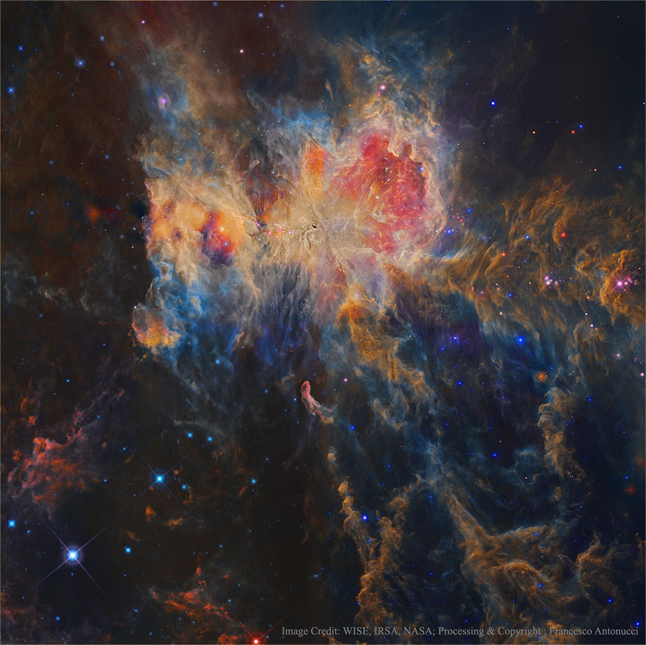 Infrared Orion from WISE — APOD for 2015-01-19