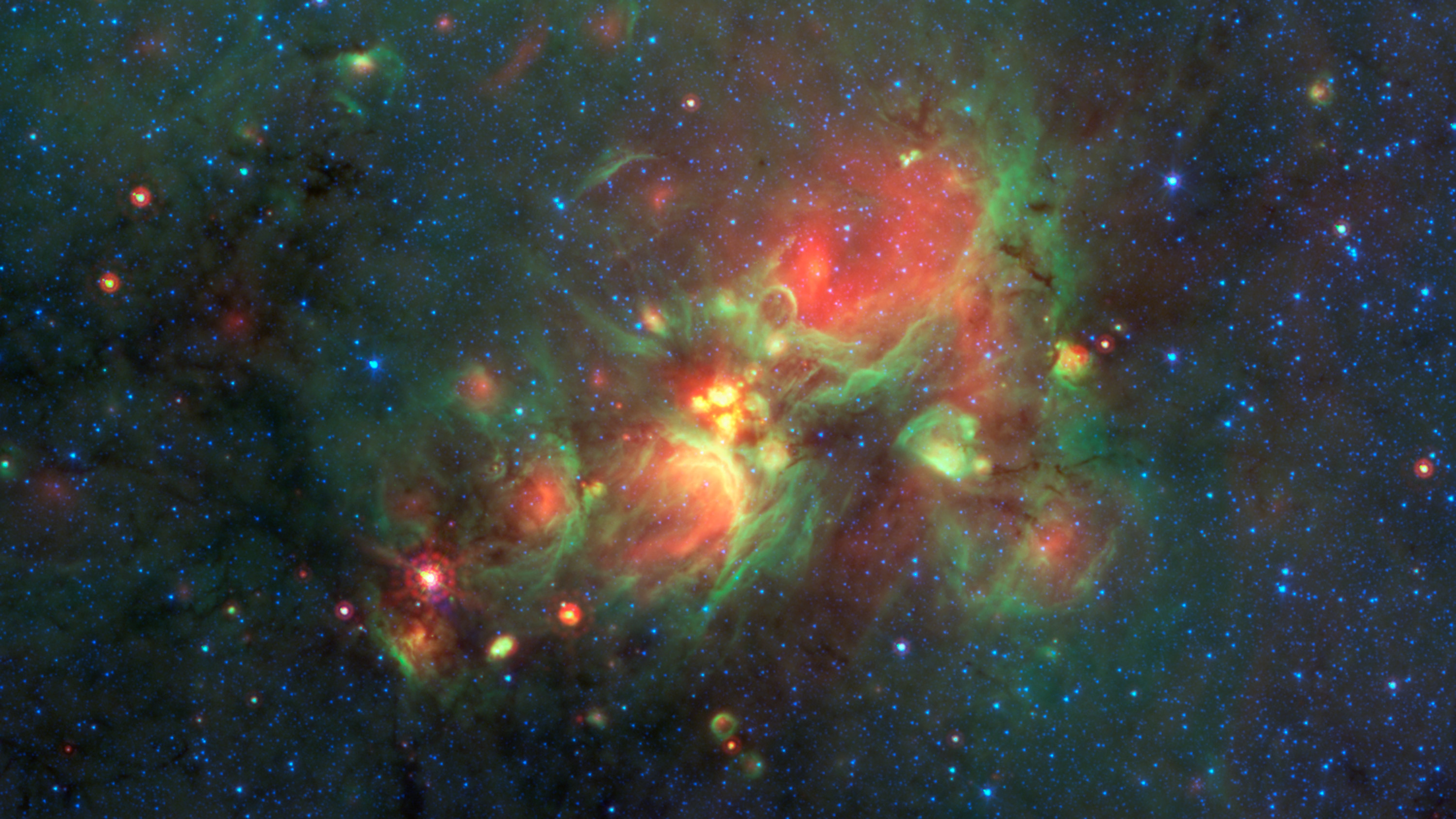 APOD: 2015 January 31 – Yellow Balls in W33