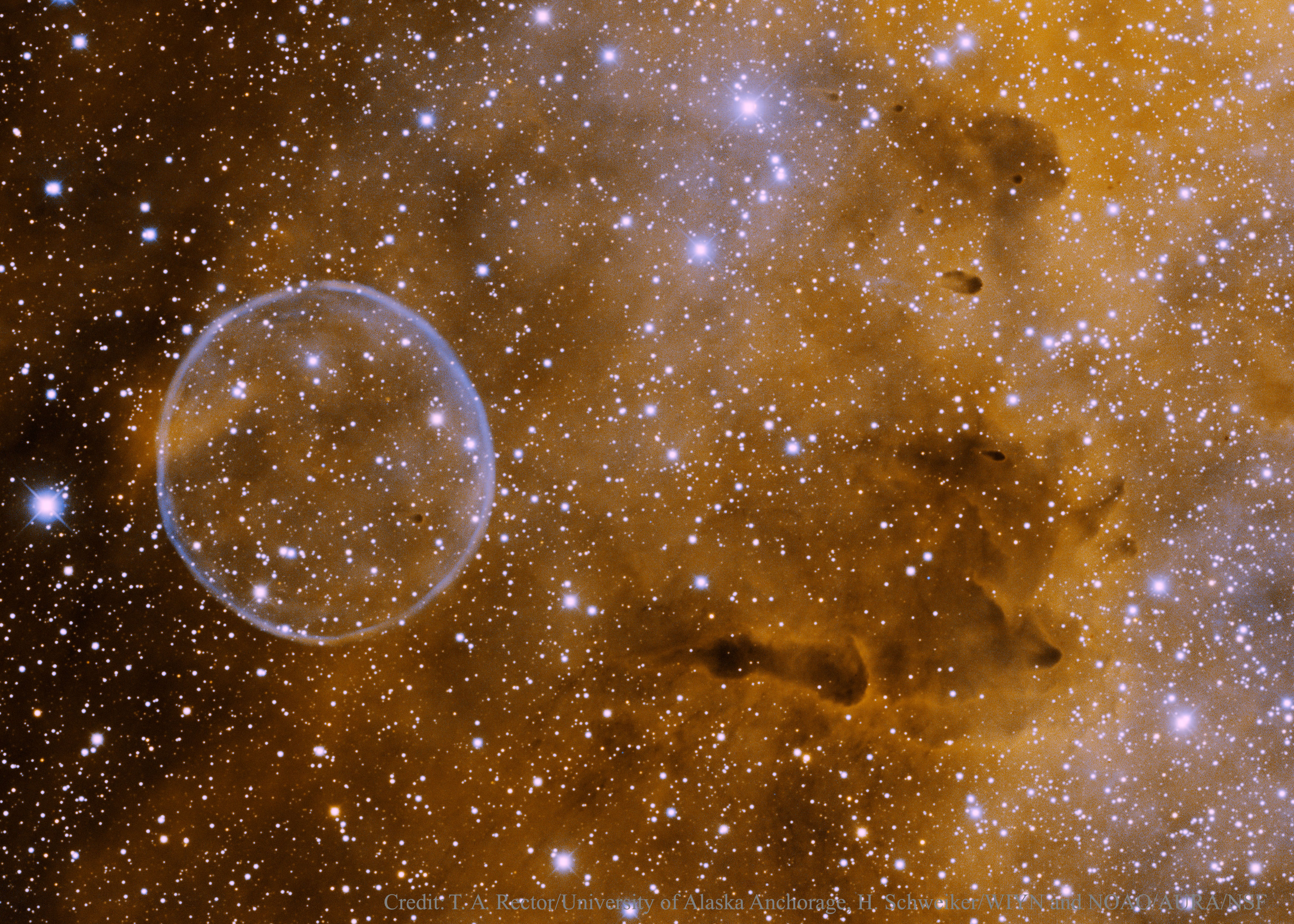 APOD: 2015 January 13 – The Soap Bubble Nebula