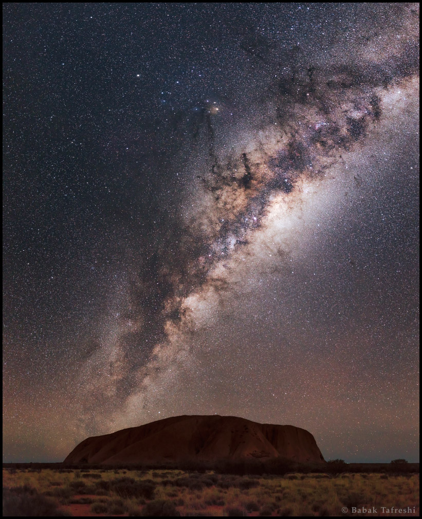APOD: 2015 July 30 – Milky Way over Uluru