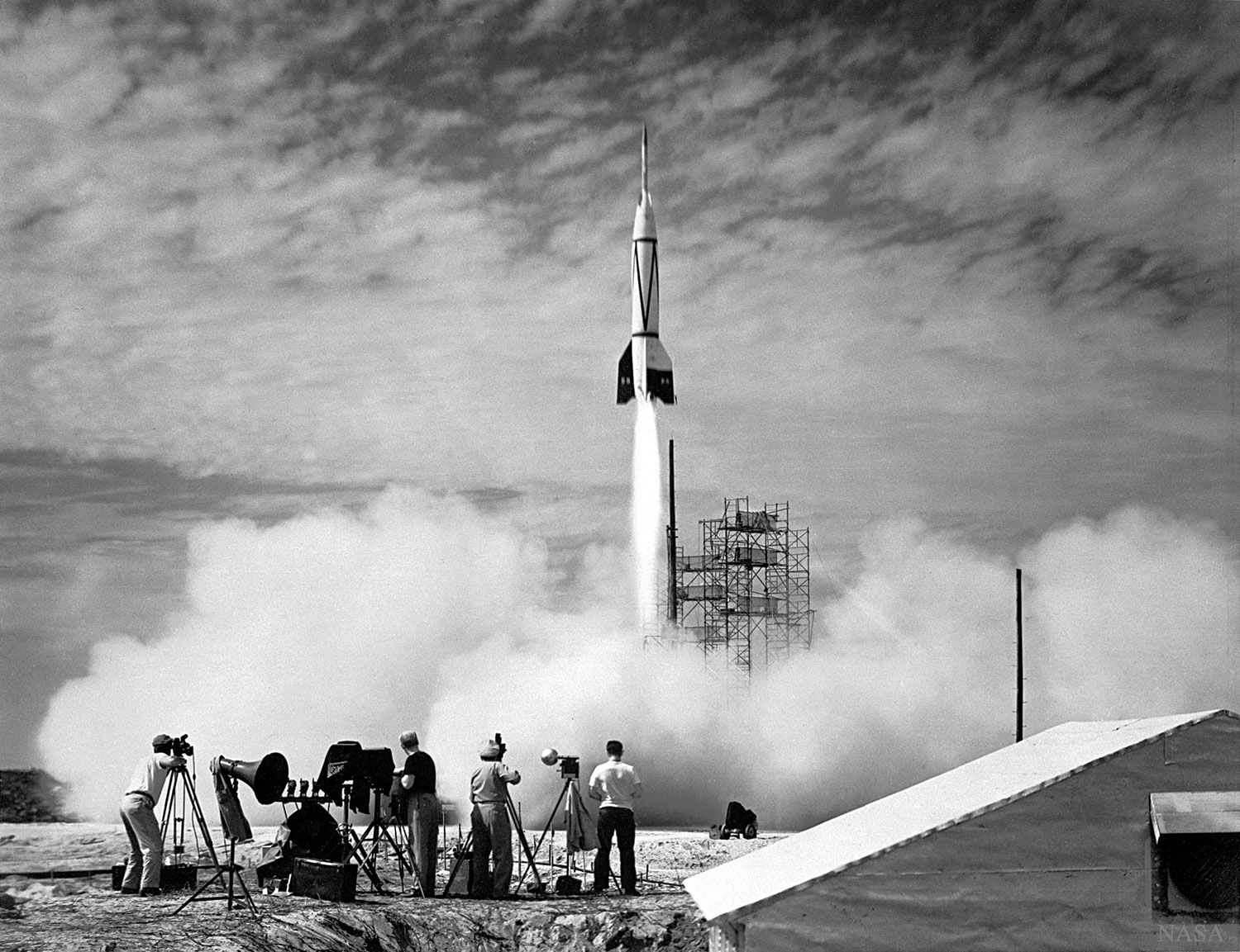 APOD: 2015 July 19 – The First Rocket Launch from Cape Canaveral