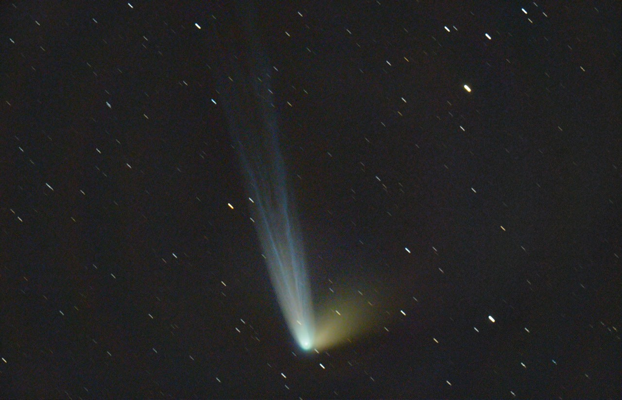 Comet Tails and Star Trails — APOD for 2015-07-21