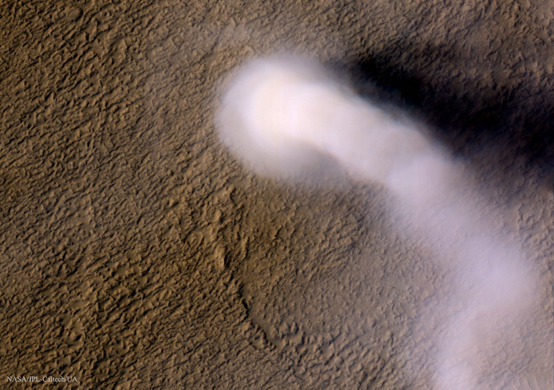 APOD: 2015 March 3 – A Dust Devil on Mars