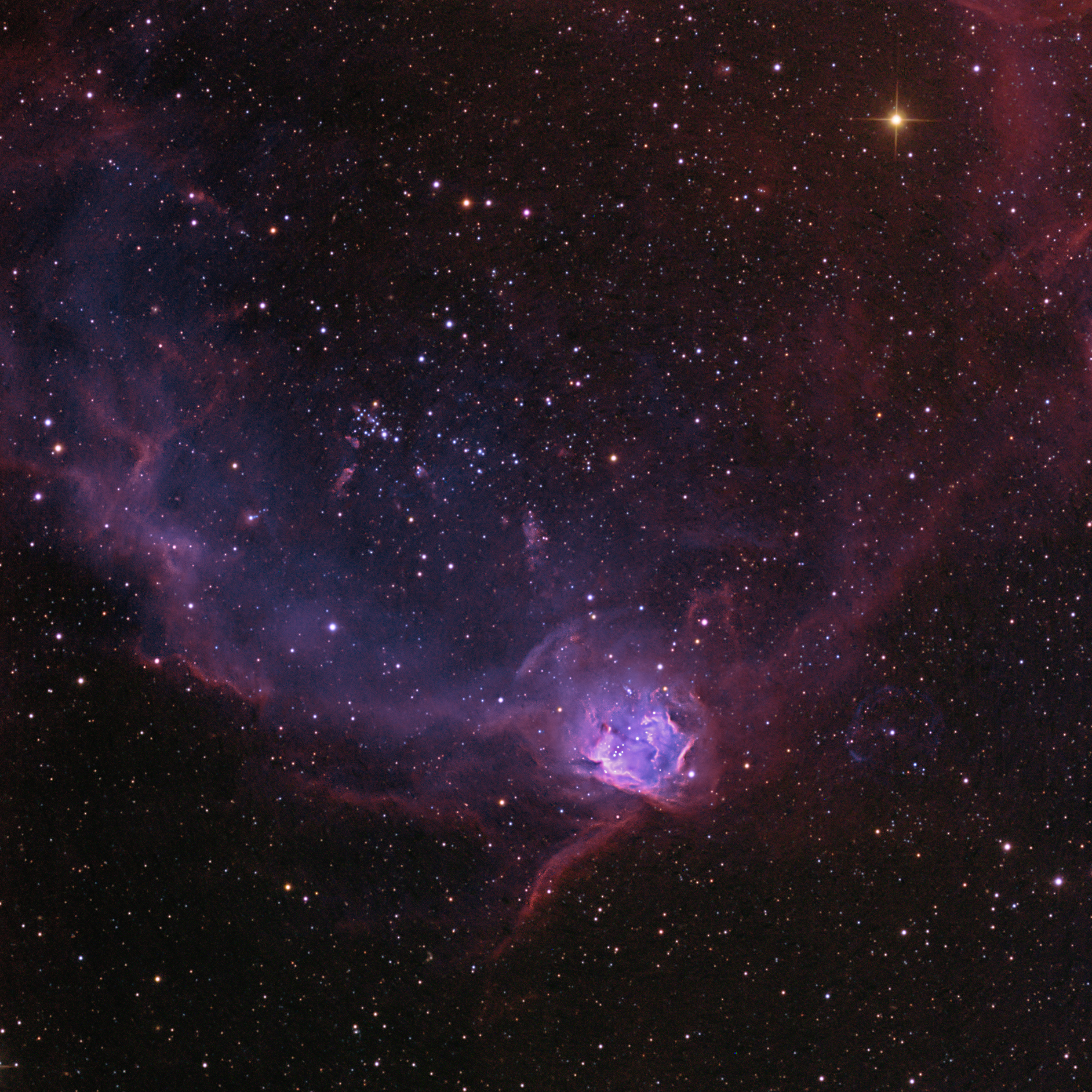 APOD: 2015 March 7 – NGC 602 in the Flying Lizard Nebula