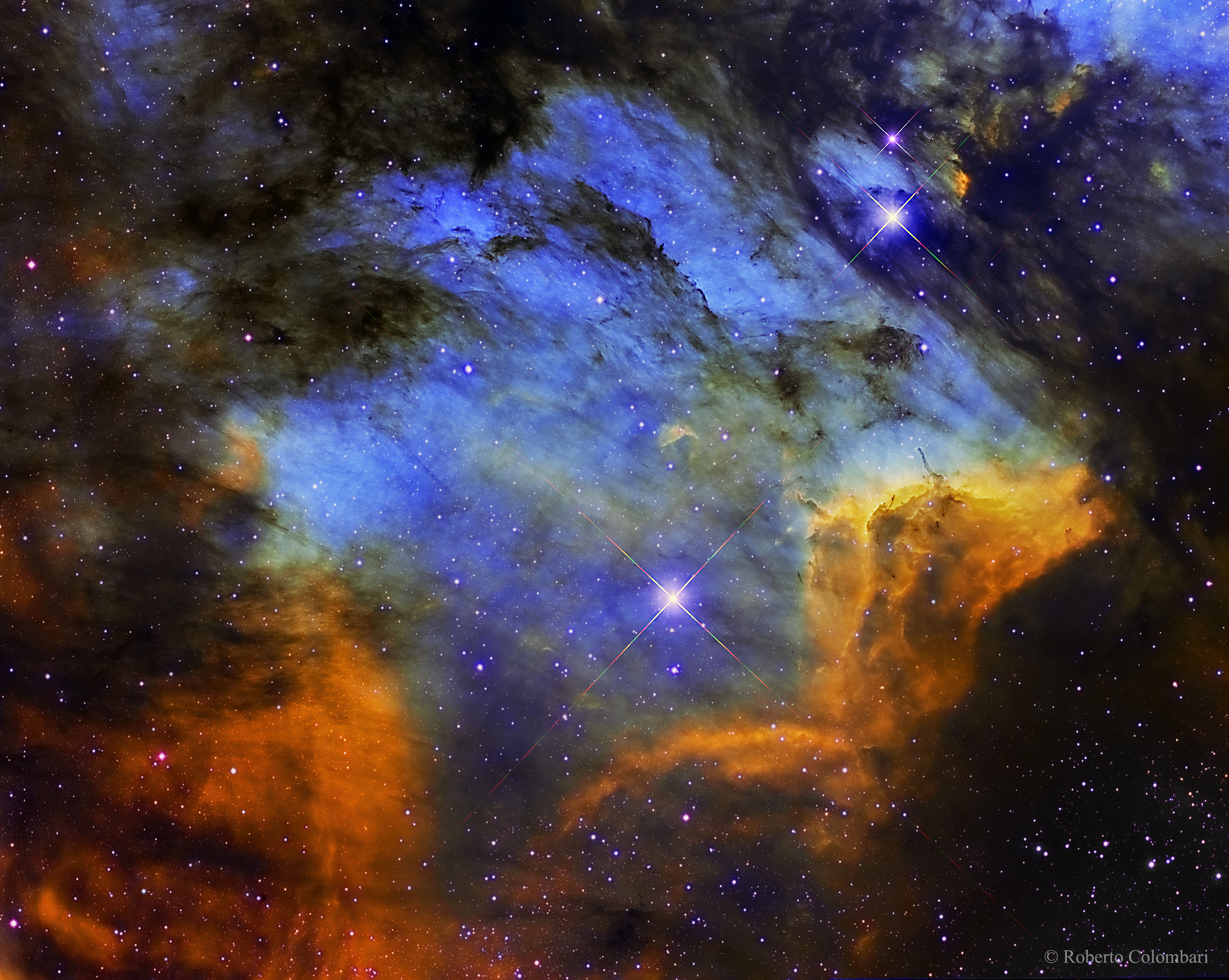 APOD: 2015 November 17 – The Pelican Nebula in Gas Dust and Stars