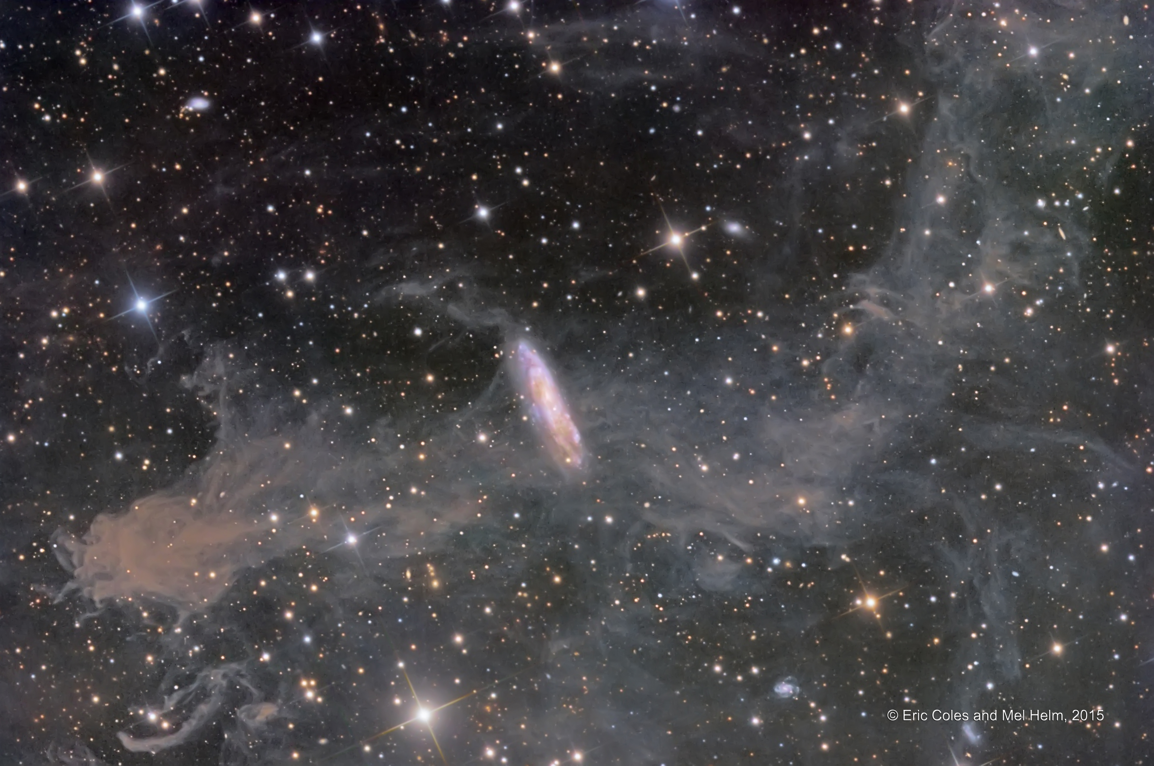 APOD: 2015 October 12 – Galaxy, Stars, and Dust