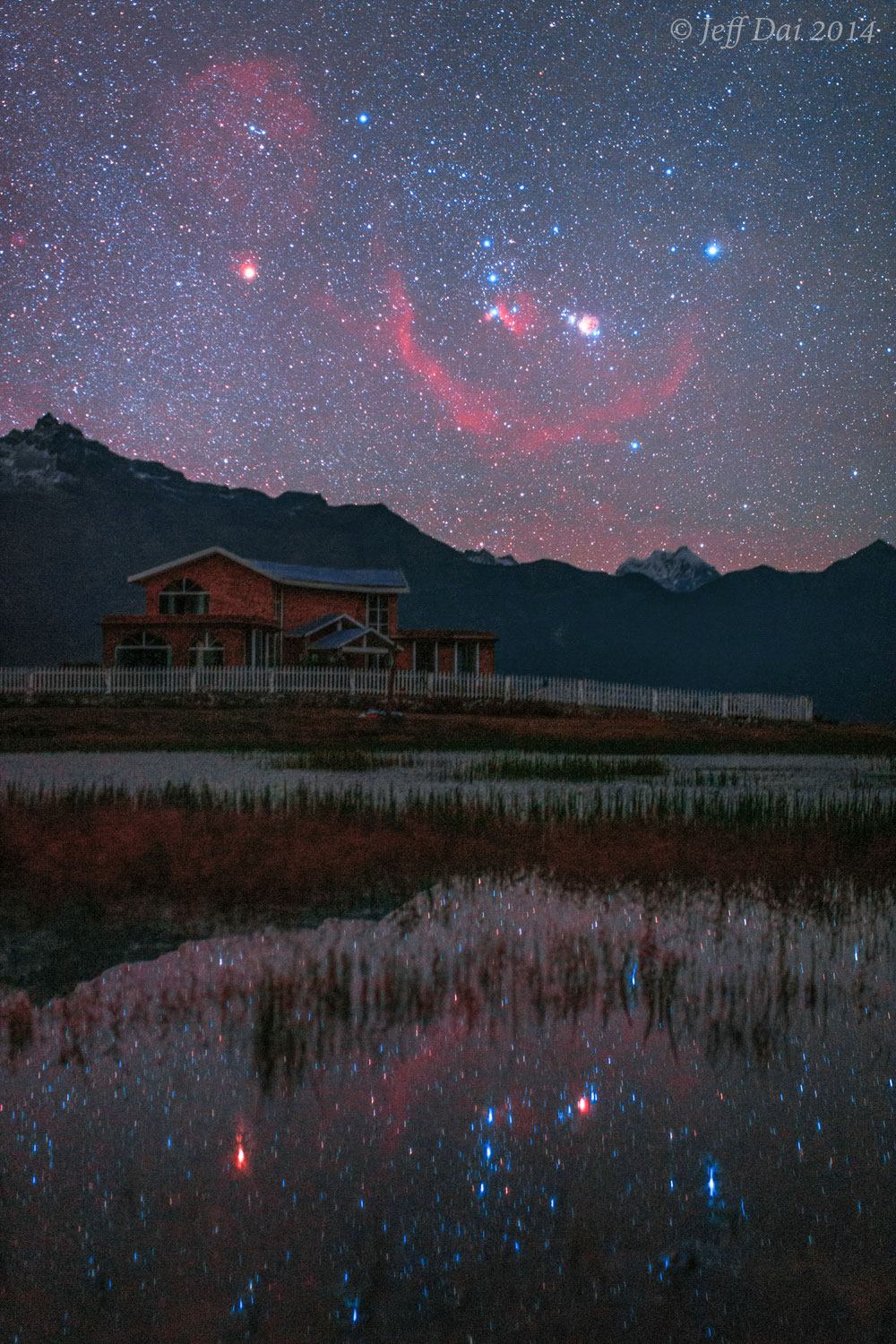 APOD: 2015 October 5 – Orion Over and Under Tibet
