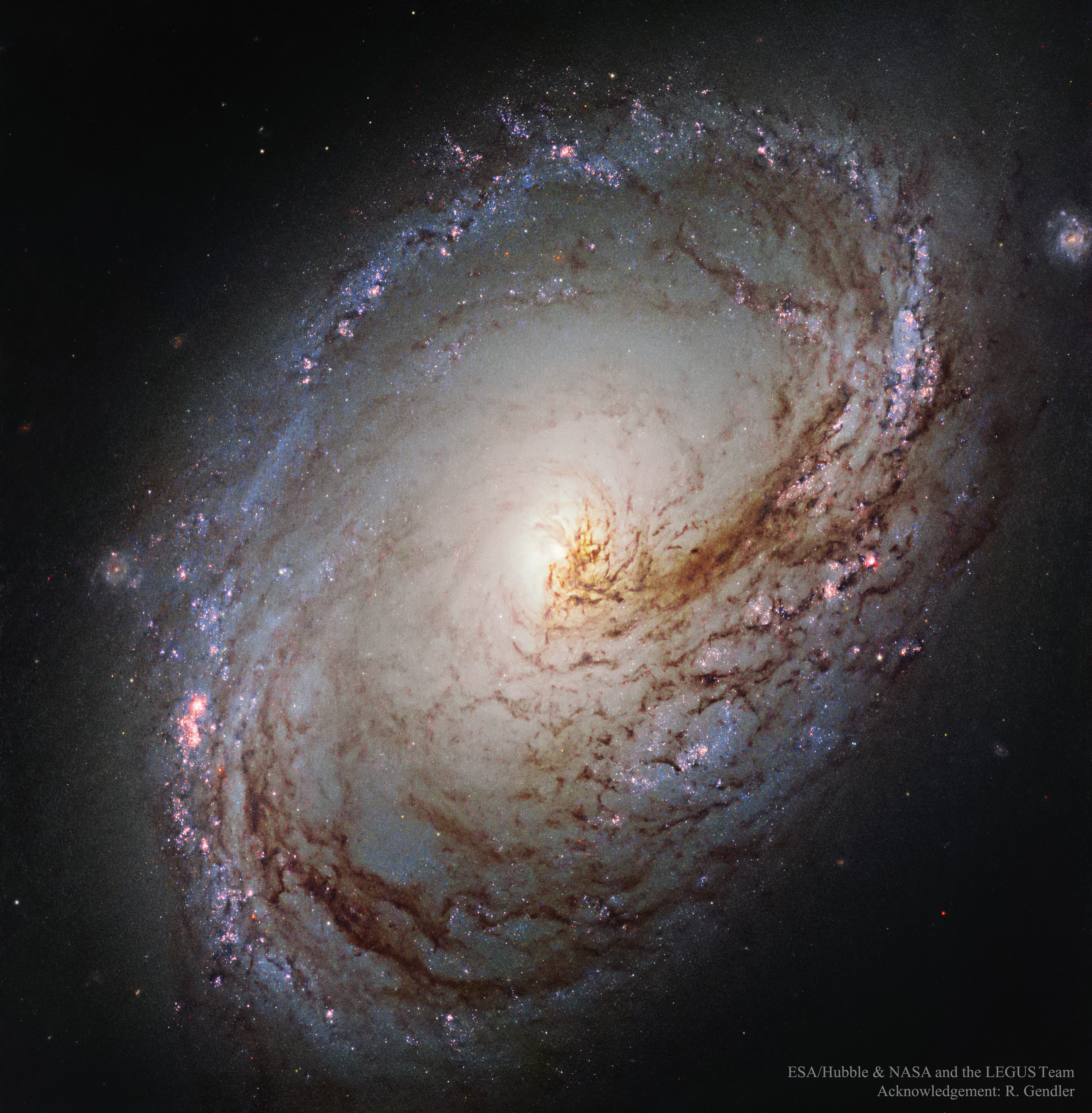 APOD: 2015 September 21 – Spiral Galaxy M96 from Hubble