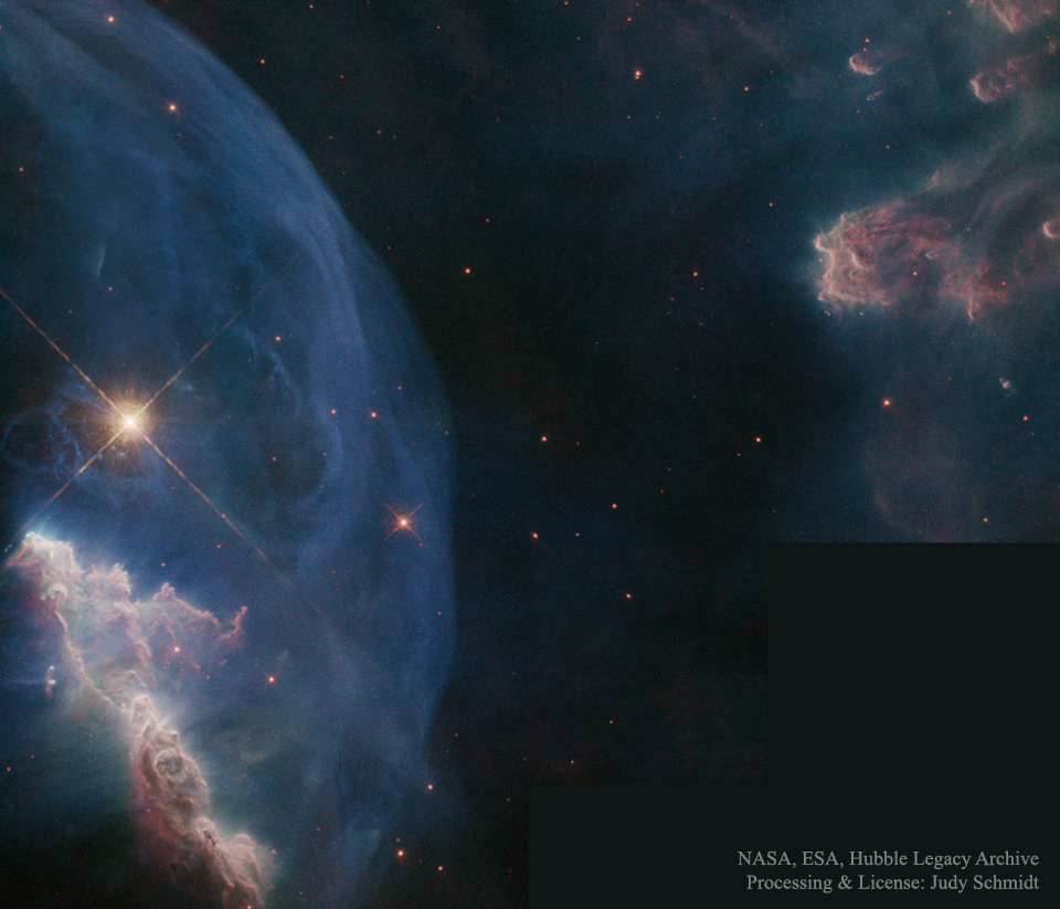 APOD: 2016 April 3 – Close up of the Bubble Nebula