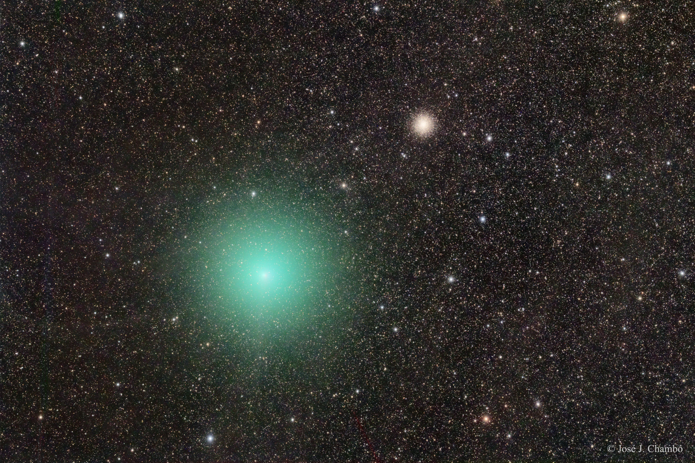 APOD: 2016 April 11 – The Comet and the Star Cluster