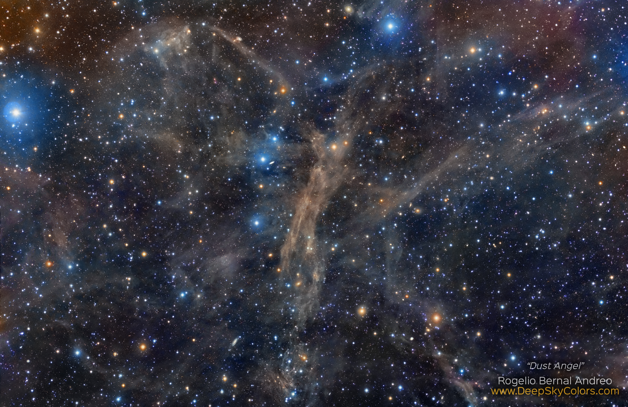 APOD: 2016 April 28 – A Dust Angel Nebula