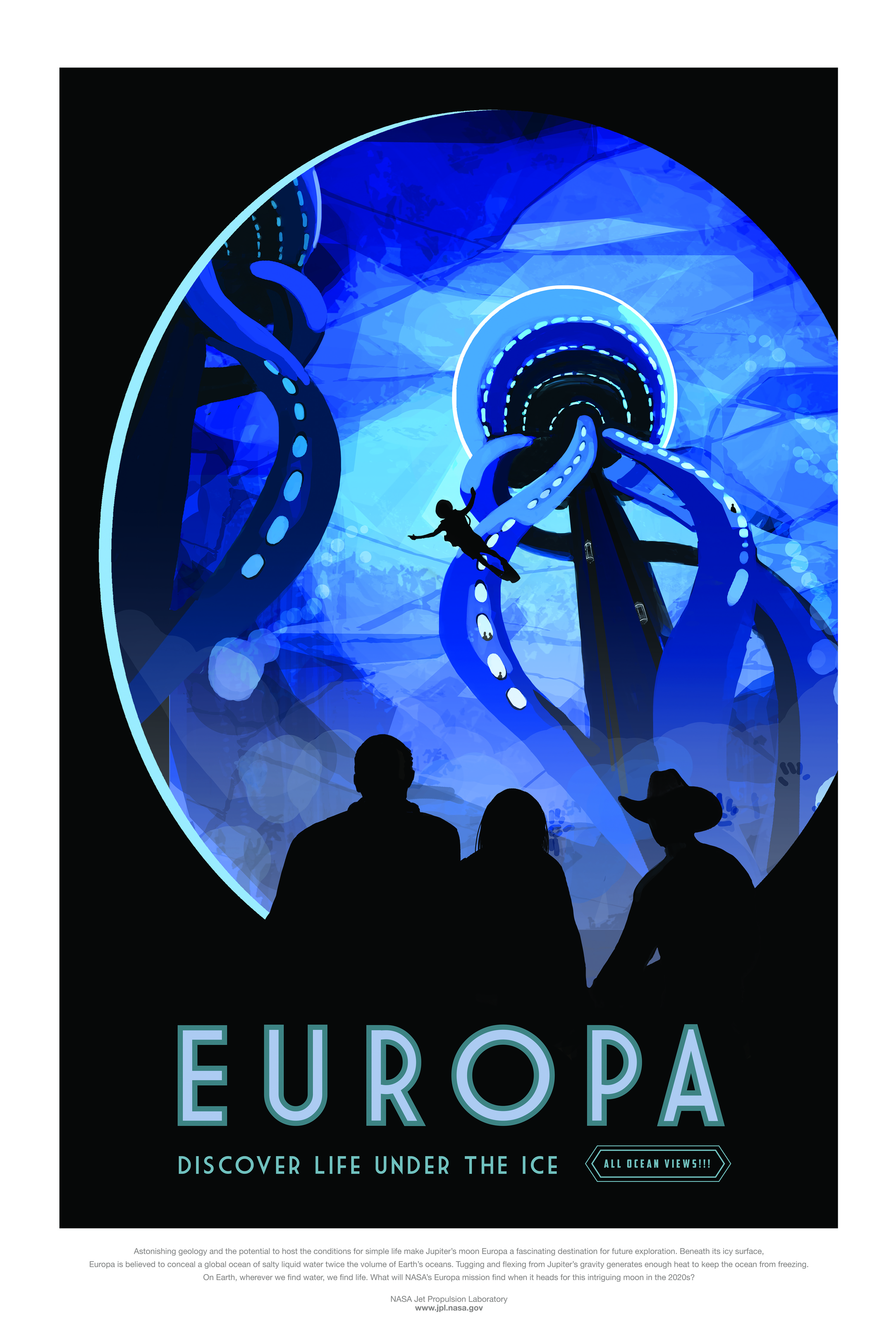 APOD: 2016 April 1 – Europa: Discover Life Under the Ice