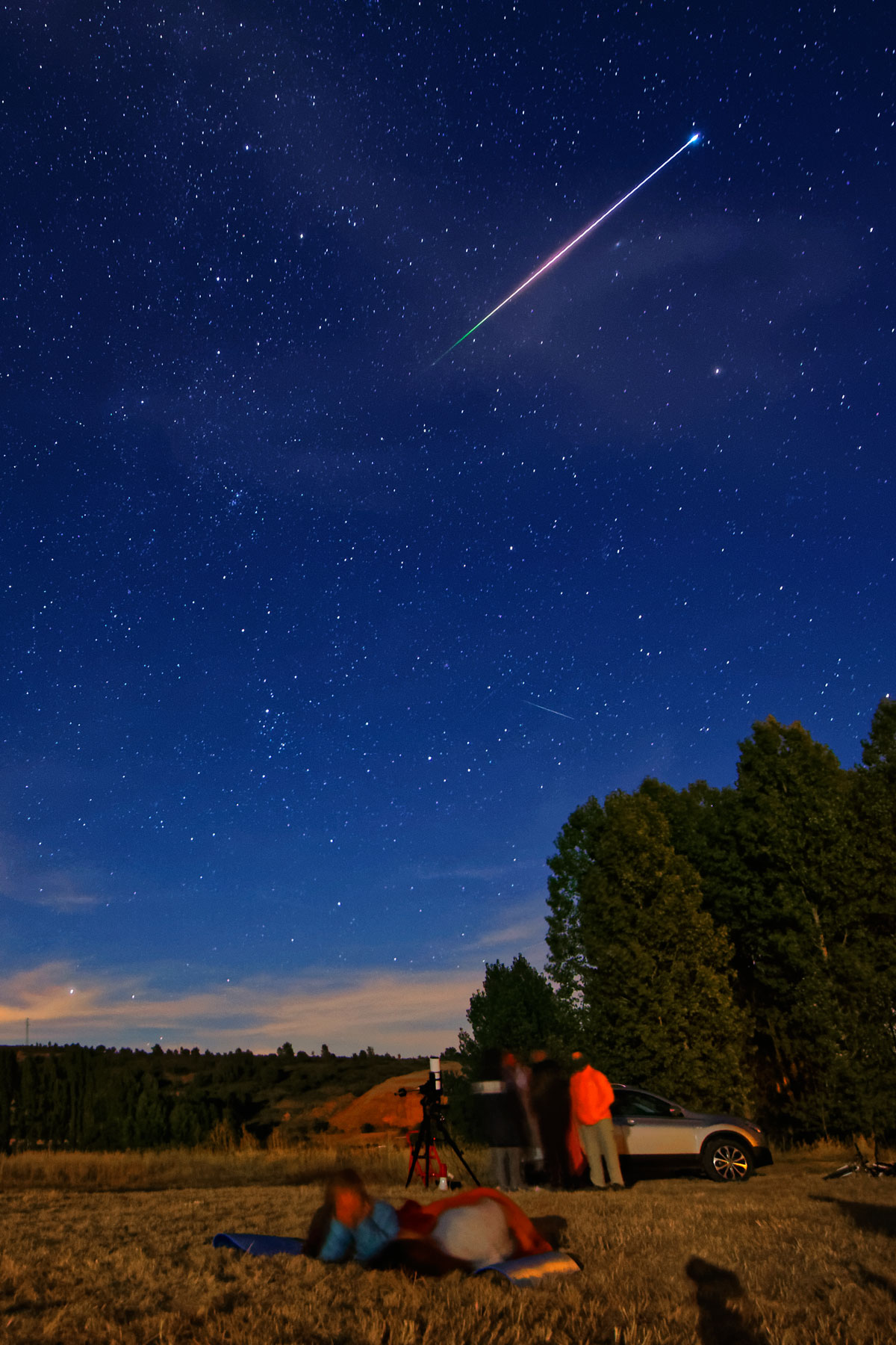 APOD: 2016 August 13 – Perseid from Torralba del Burgo