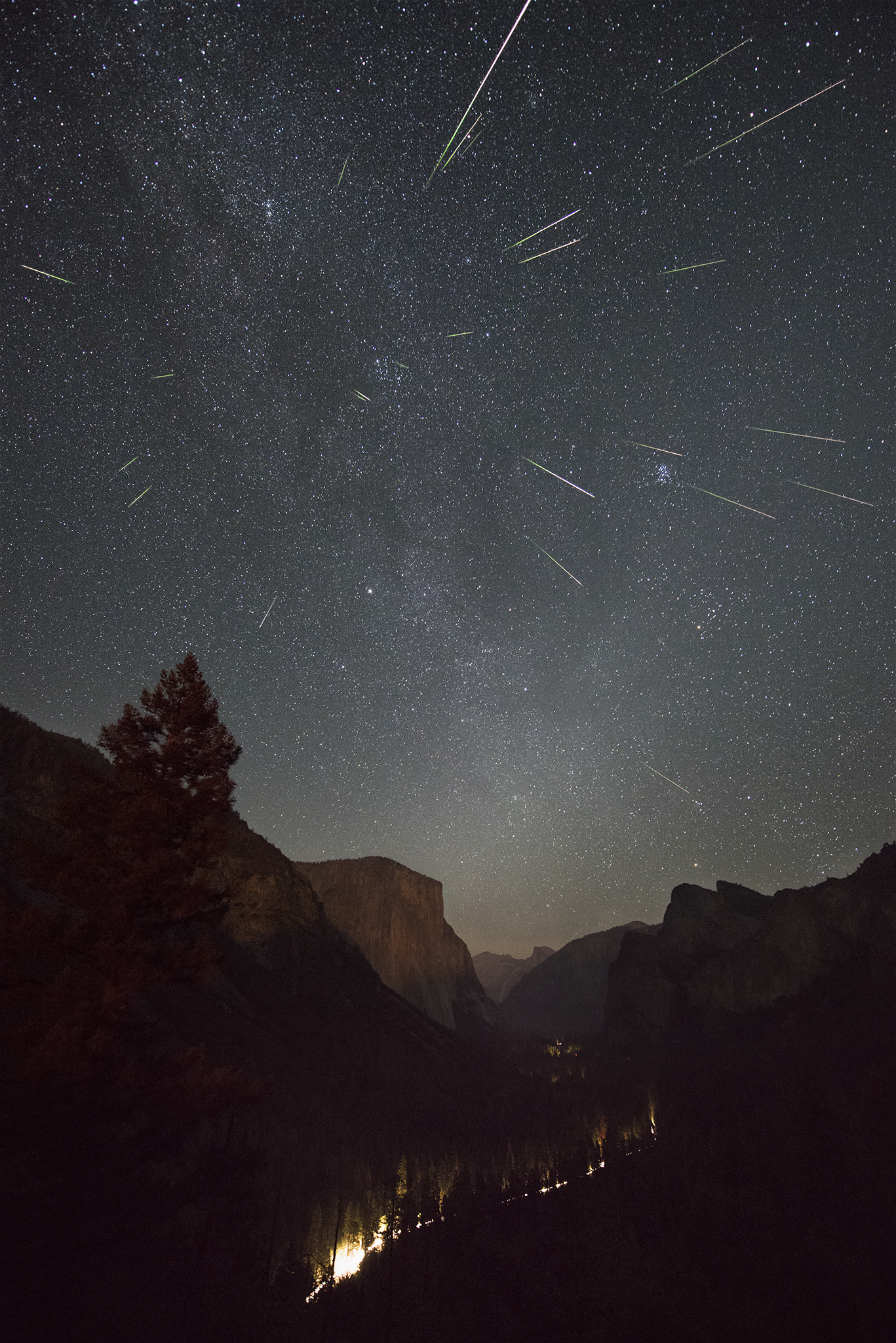 APOD: 2016 August 18 – Perseid Night at Yosemite