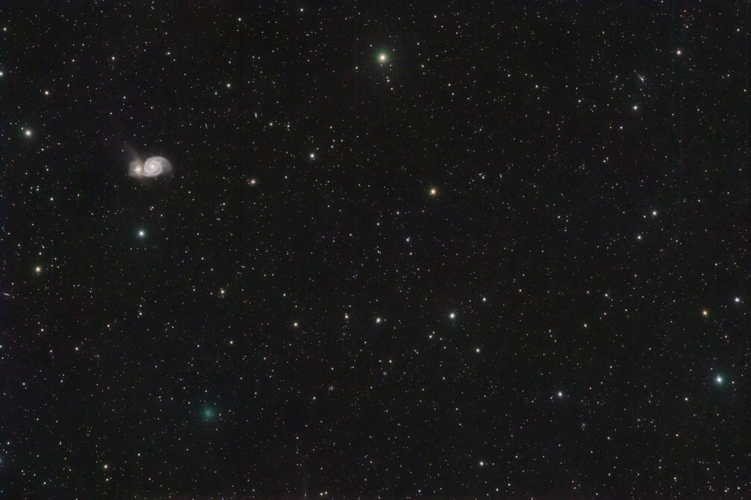APOD: 2016 December 8 – Whirlpool with Comets