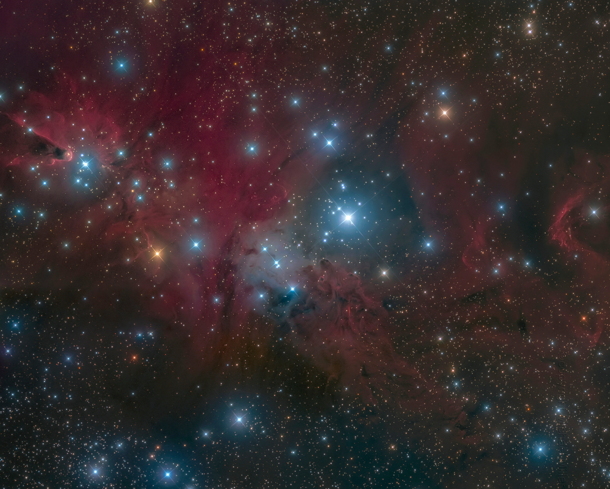 APOD: 2016 December 24 – Fox Fur, a Unicorn, and a Christmas Tree