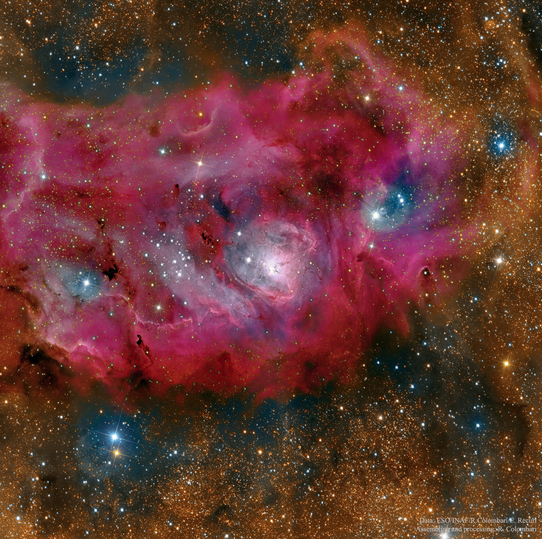 APOD: 2016 December 14 – The Lagoon Nebula in High Definition