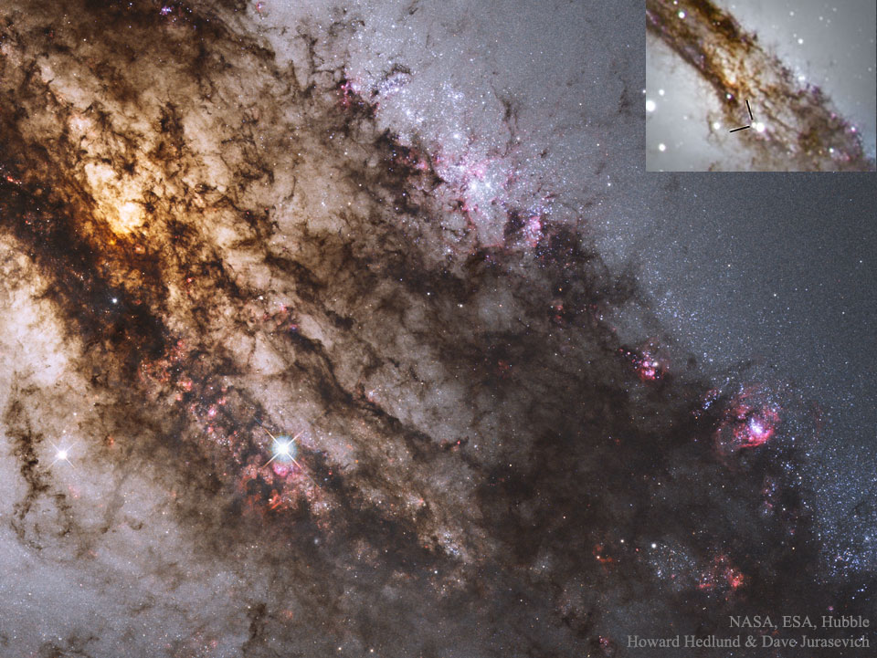 APOD: 2016 February 23 – A Supernova through Galaxy Dust