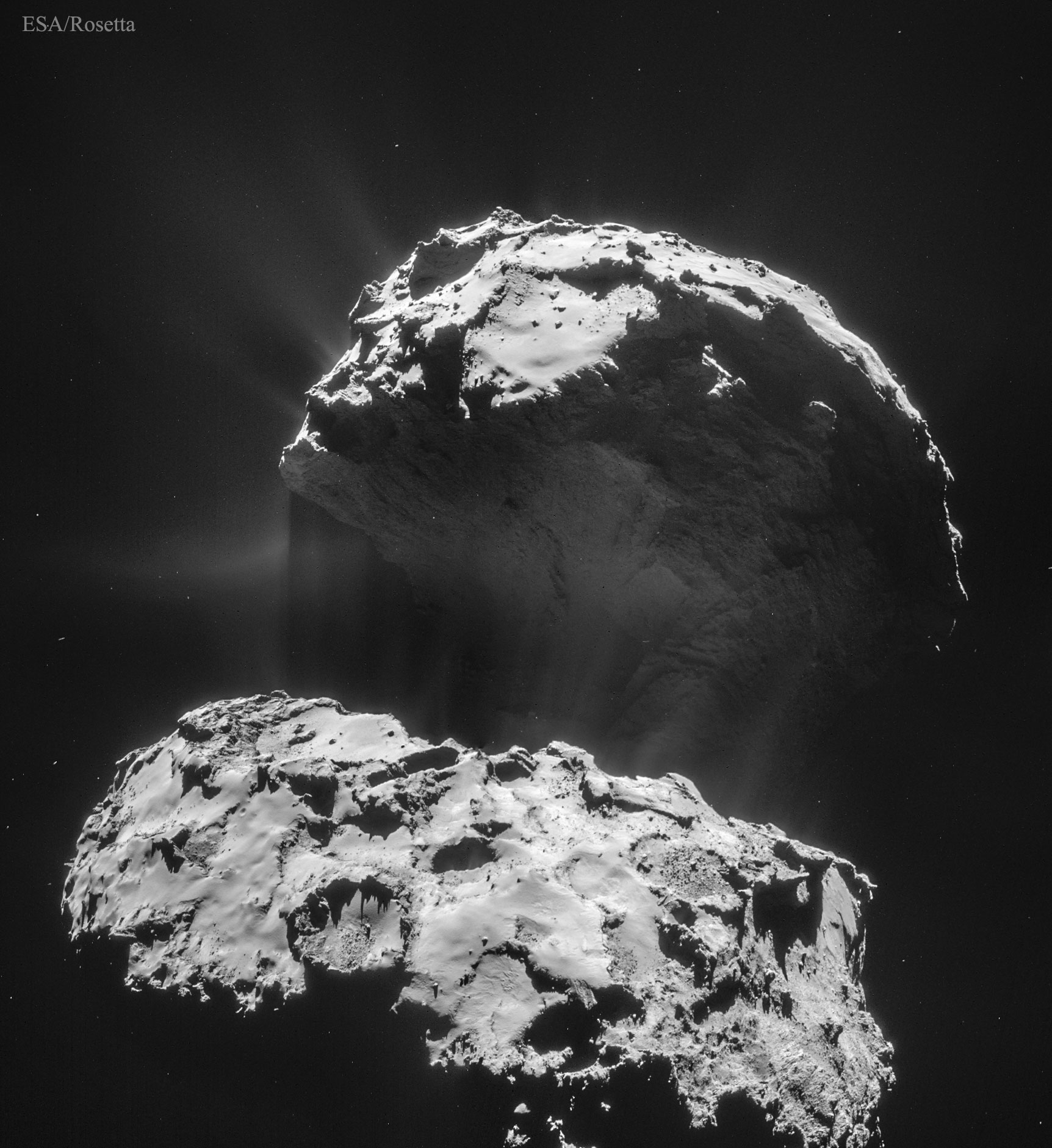 APOD: 2016 February 2 – Comet 67P from Spacecraft Rosetta