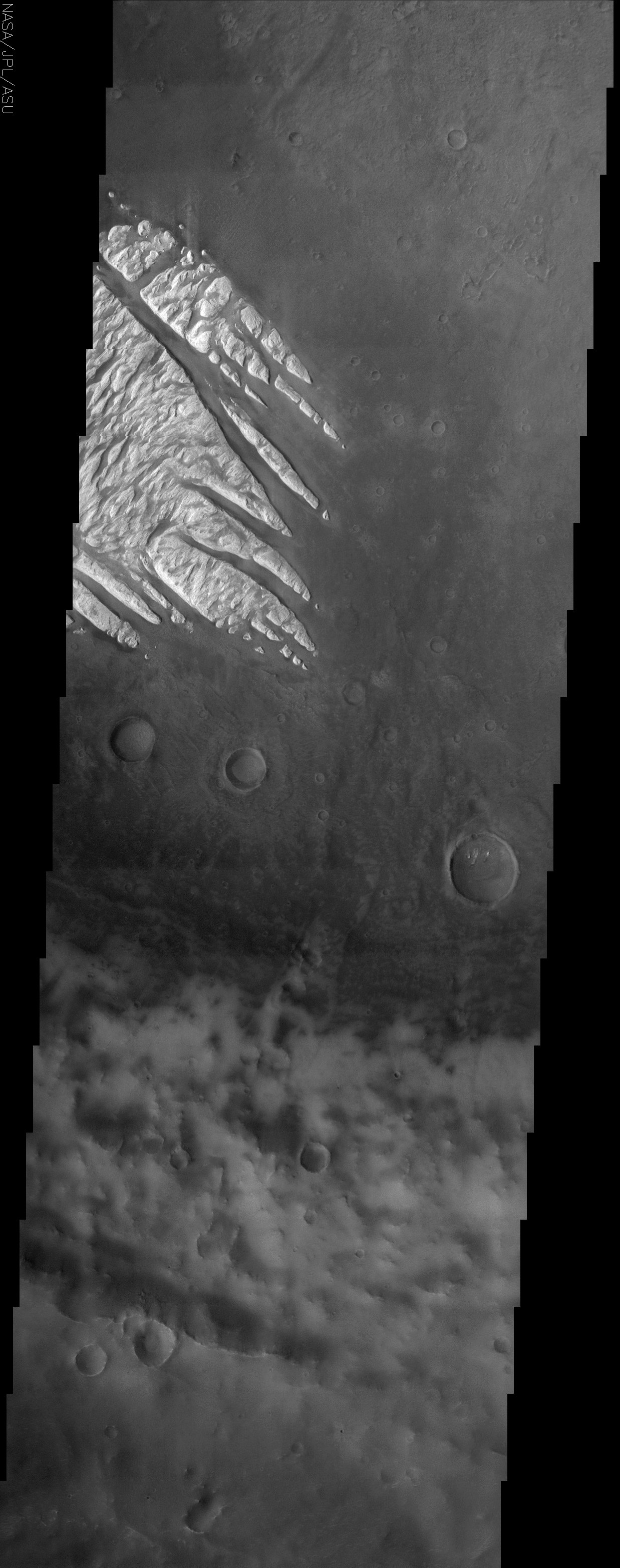 APOD: 2016 February 15 – White Rock Fingers on Mars