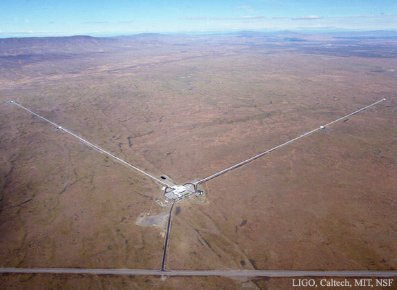 APOD: 2016 February 7 – Advanced LIGO: Gravitational Wave Detectors Upgraded
