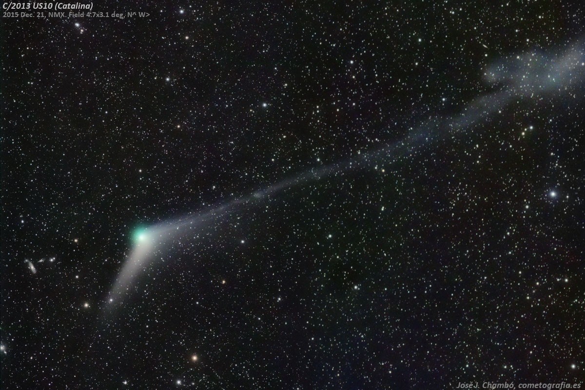 Comet Catalina Tails — APOD for 2016-01-01