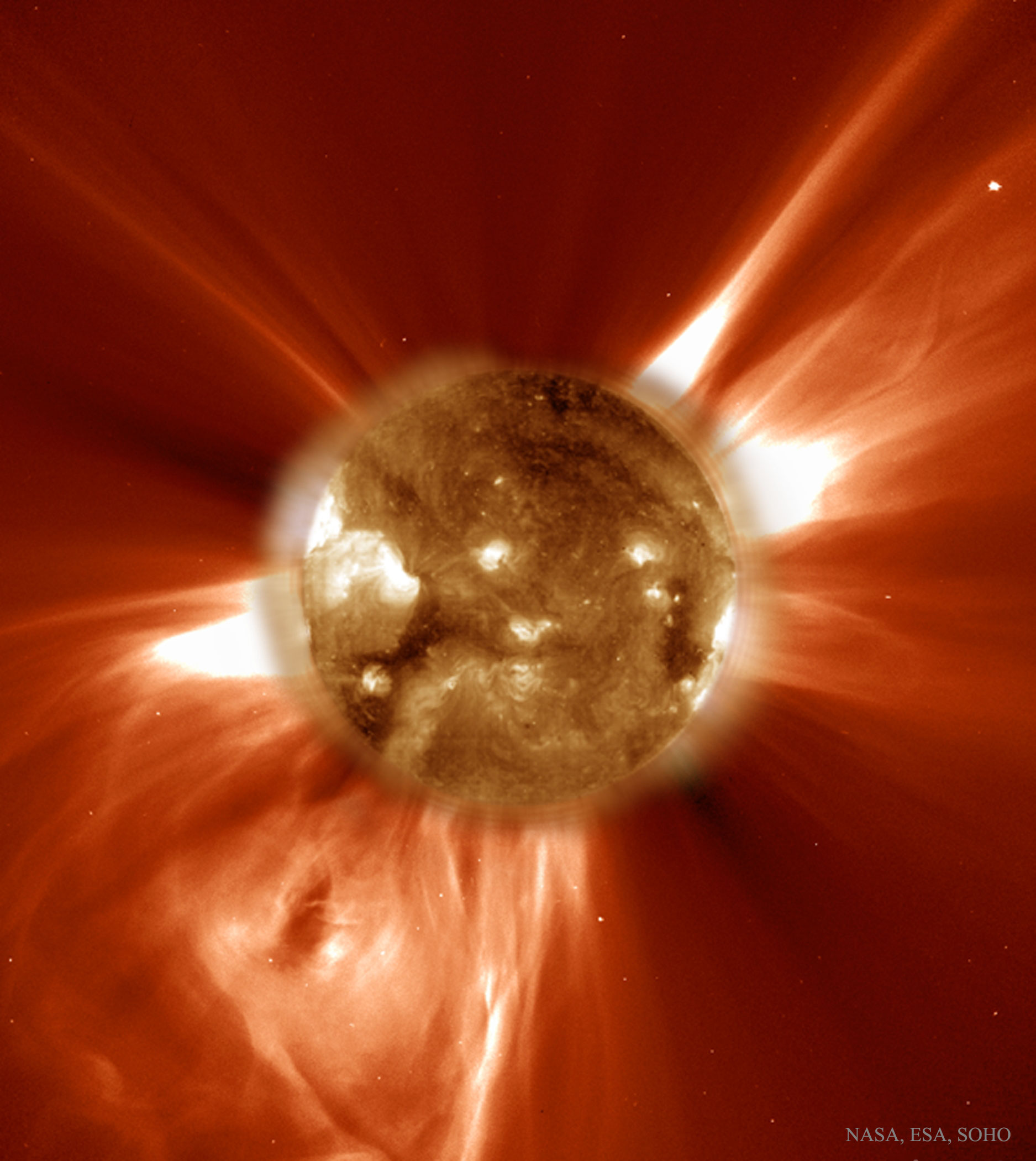 APOD: 2016 January 10 – Sun Storm: A Coronal Mass Ejection