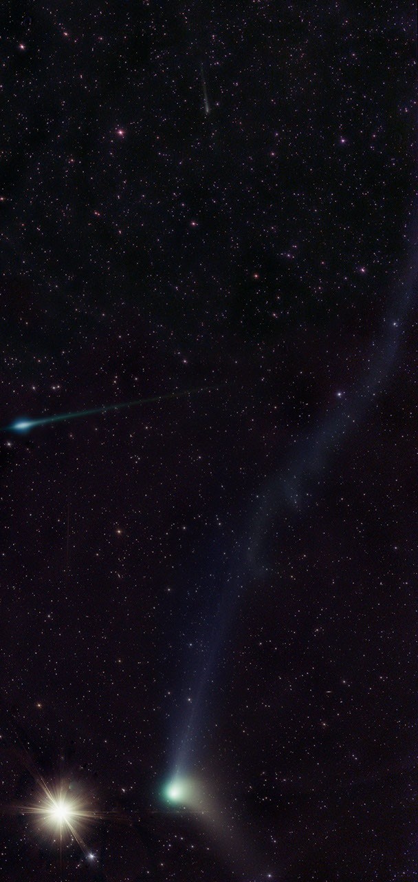 Comets and Bright Star — APOD for 2016-01-06