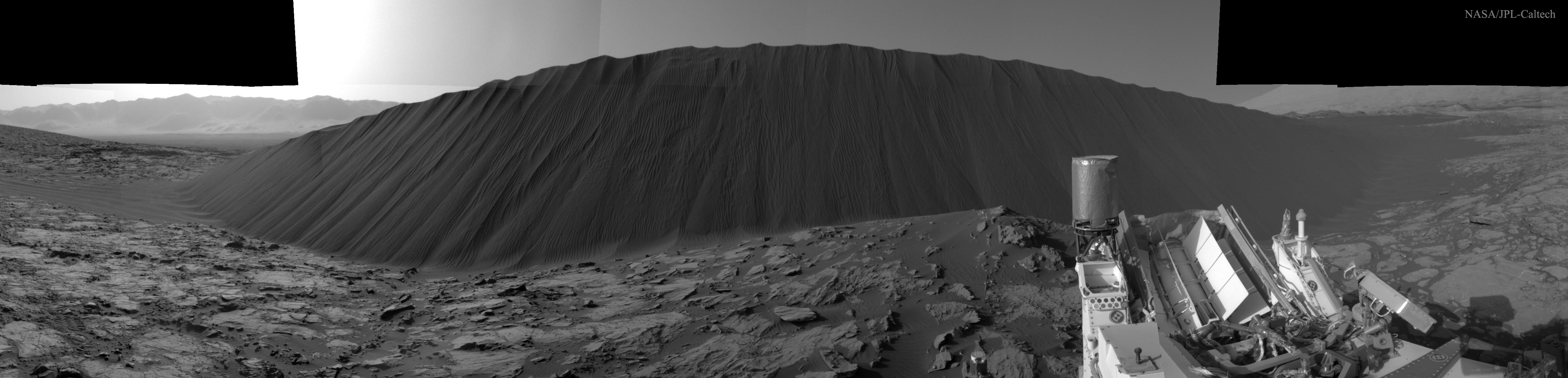 APOD: 2016 January 19 – A Dark Sand Dune on Mars